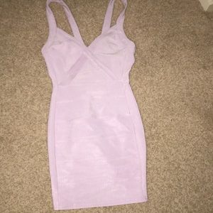 Lavender mini dress